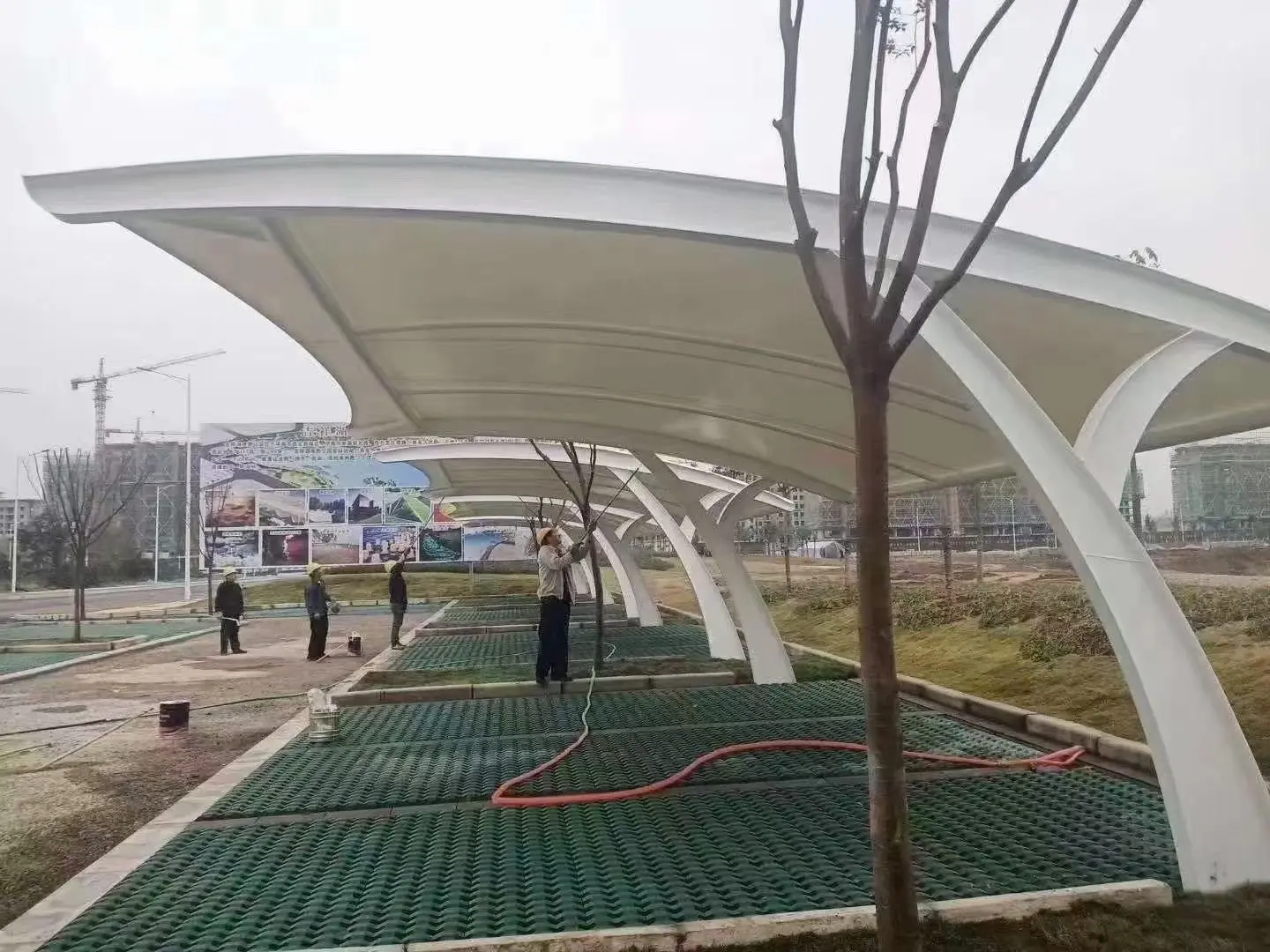 贵州开阳膜结构车棚采购避坑指南：本地气候不同，别拿低价当性价比